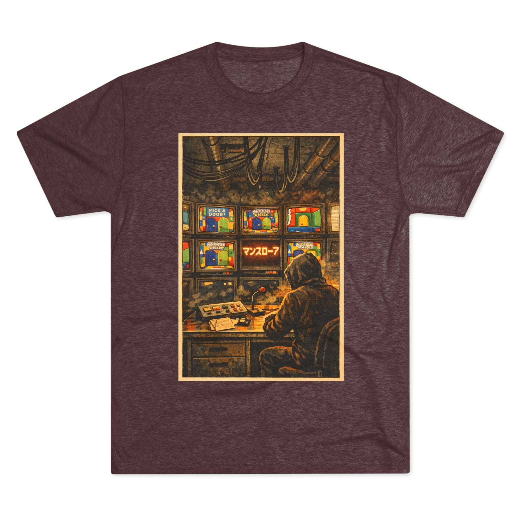 Overseer Control Room Tee — Retro Cyberpunk Operator Graphic T-Shirt